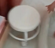 【京喜甄选】椅子万向轮美缝凳子带轮旋转擦地矮凳美甲修脚凳滑轮 儿童凳-米白色款 实拍图