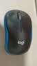 罗技（Logitech）M185鼠标 无线鼠标 办公鼠标 对称鼠标 黑色蓝边 带无线2.4G接收器 实拍图