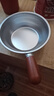 特厚不锈钢平底锅奶锅电磁炉通用不粘锅辅食锅汤锅煮锅蒸锅汤锅 胡桃木锅17cm 实拍图