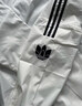 adidas复古风休闲梭织立领夹克外套男女秋季阿迪达斯官方三叶草   亮白   XL 实拍图