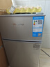 华宝小冰箱迷你小型家用冷藏冷冻两用一级能效出租房宿舍用办公室节能省电双门电冰箱 【店长推荐】58L银色【一级能效】 实拍图