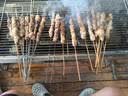 原始人烧烤炉户外不锈钢烧烤架 家用烤肉架便携碳烤炉 畅烤套餐：【304不锈钢烤网】加厚烤炉+16件套 实拍图