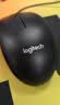 罗技（Logitech）B100企业版 鼠标 有线鼠标 办公鼠标 对称鼠标 黑色 实拍图