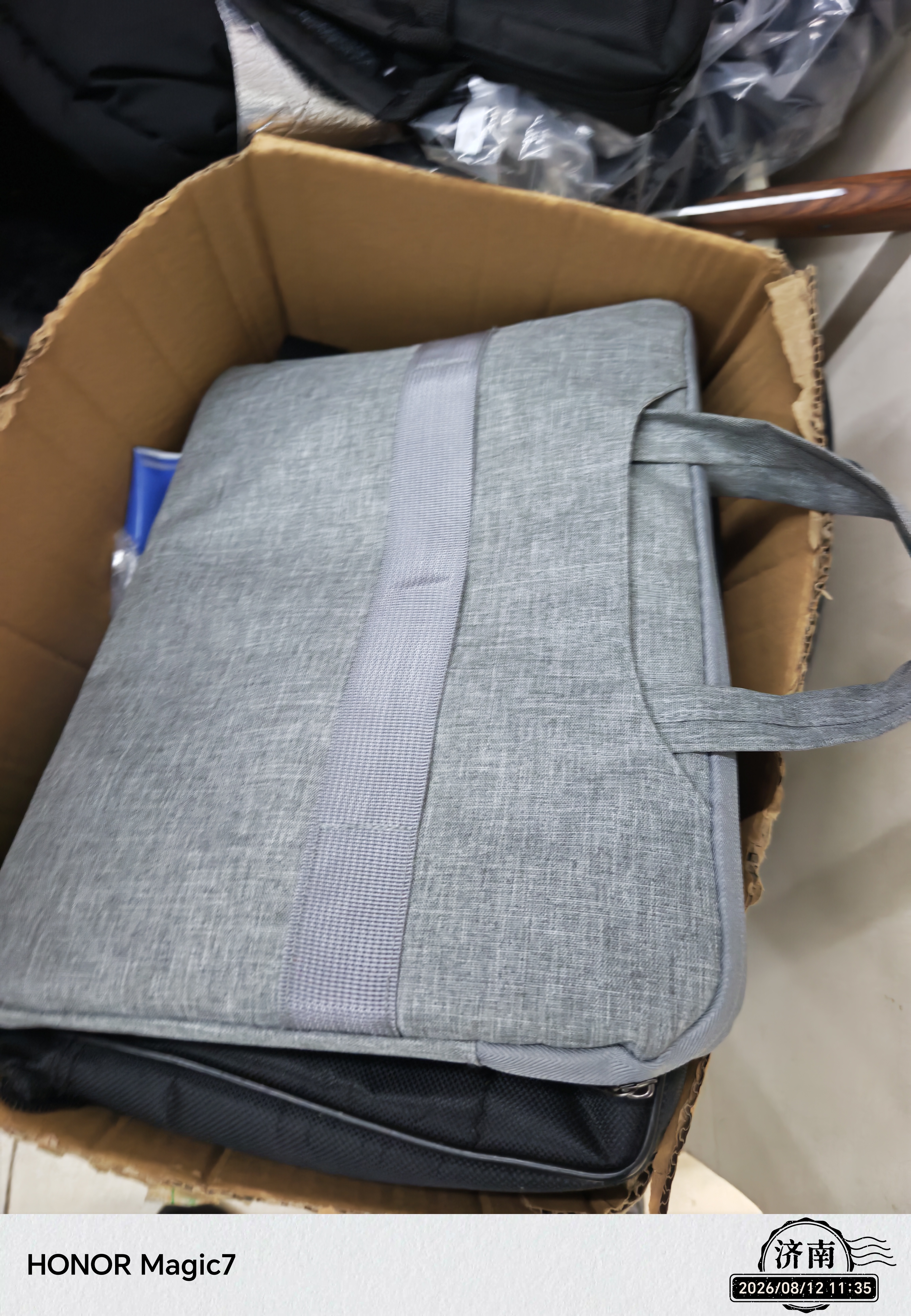 BUBM电脑包手提14英寸男适苹果MacBook华为笔记本商务出差电脑内胆包 实拍图