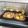 菲帝耐电烤箱商用大容量120L升家用私房烘焙全自动多功能热风炉蛋糕面包披萨月饼烤红薯地瓜机烤鸡烤肉 镜面黑120L（全功能顶配豪华款） 120L 实拍图