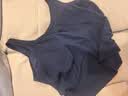 优衣库AIRism棉混纺Bra背心女装/加杯背心带胸垫485784 485784/00白色 XL 实拍图