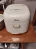 美的（Midea）小碧玉电饭煲小型1-2-3人3L0氟含钛陶瓷白玉釜家用煲汤粥智能预约多功能电饭锅RE360 实拍图