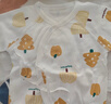 贝瑞加（Babyprints）婴儿半背衣2件装新生儿衣服纯棉长袖上衣初生宝宝四季内衣 绿59 实拍图