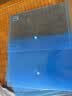 得力（deli）【大容量】10只A4透明文件袋 按扣资料袋档案袋合同标书资料文件保护试卷票据收纳袋 学习8308淡蓝 实拍图