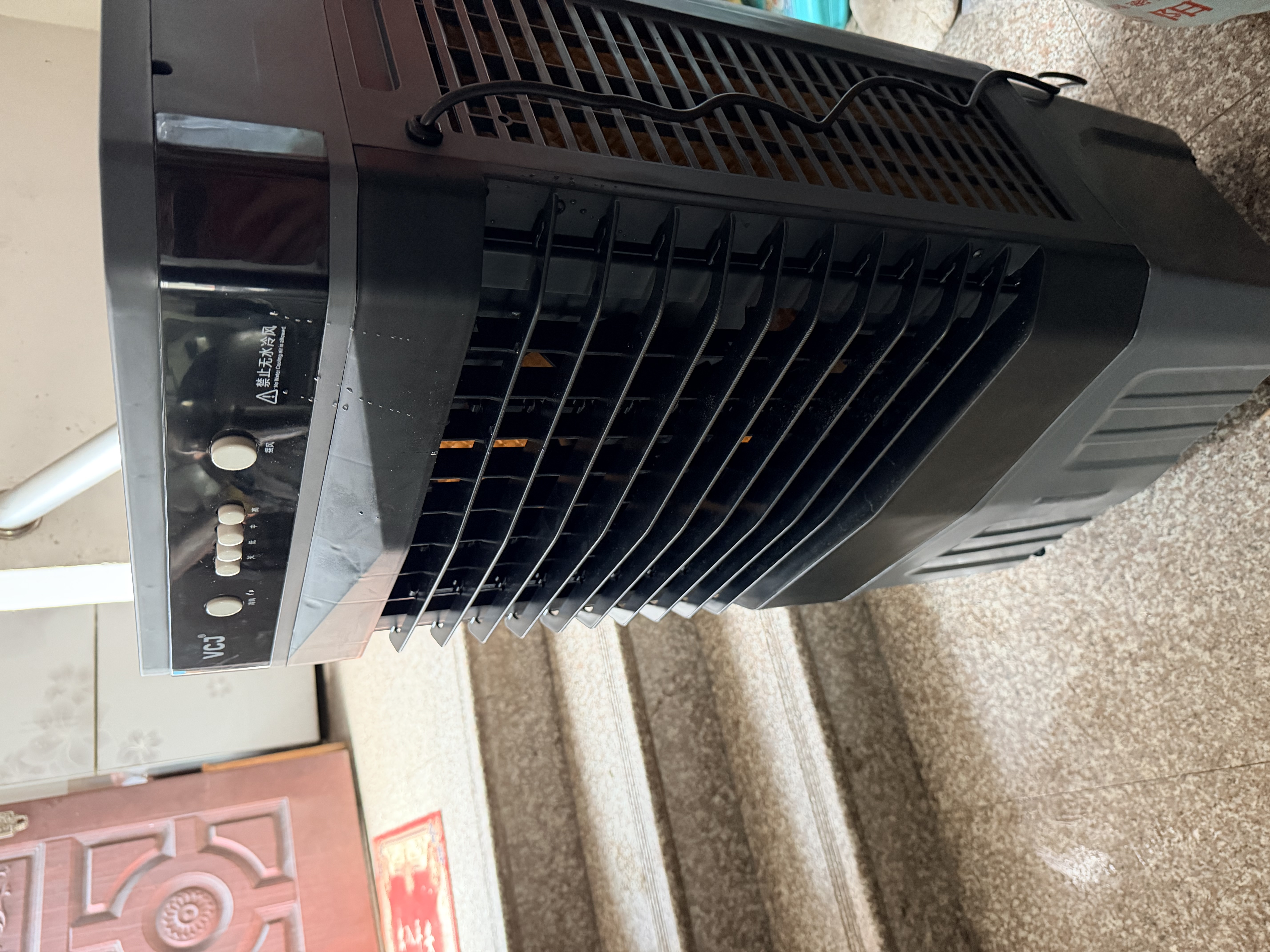 VCJ【德国品牌】 工业冷风机空调扇制冷水冷电冷风扇加水冷气机家用空调扇商用可移动制冷风扇大风量 【1.0米高适用70-80平方】60L大水箱机械款 实拍图