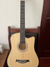 维卡斯（WEIKASI）民谣吉他初学者木吉他单板新手入门练习琴guitar吉它学生男女乐器 38英寸原木色+礼包【初学推荐】 实拍图