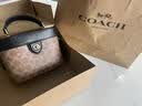 蔻驰（COACH）【品牌直供】女士KAY手提单肩斜挎盒子包CBQ35出游礼物 实拍图