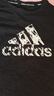 阿迪达斯（adidas）【特价清仓】夏季男女同款短袖男T恤跑步健身运动速干 黑白 2XL 实拍图