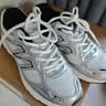 骆驼（CAMEL）追寻徒步鞋情侣穿搭缓震男女网面透气复古休闲旅游鞋 7052，象牙白/银，女 【四季网面】 38 实拍图