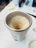 乐扣乐扣自动搅拌杯磁力电动咖啡杯可搅拌豆浆316不锈钢杯水杯直饮杯 全自动搅拌杯-白色 400ml 实拍图