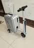 爱尔威（Airwheel）电动行李箱可骑行智能拉杆登机箱可坐可代步20英寸 SX豪华版一银 实拍图