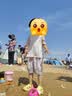 Kocotreekk树儿童速干衣吸湿排汗T恤户外运动训练服夏季撞色 云朵白 110  实拍图