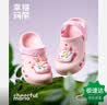 幸福玛丽（Cheerful Mario）洞洞鞋儿童拖鞋夏季男童女童小童宝宝婴幼儿防滑软底室内EVA凉拖 实拍图
