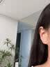 戚小米爆闪S形999足银针圆头耳钉女睡觉免摘耳环养耳洞螺丝拧扣耳饰品 【999银针】3mm双圆头耳钉一对 实拍图