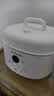 九阳（Joyoung）升级微压电炖盅 隔水炖电炖锅 4.5L 白瓷内胆上蒸下炖家用煲汤煮粥燕窝炖盅 DG25G-GD188 实拍图