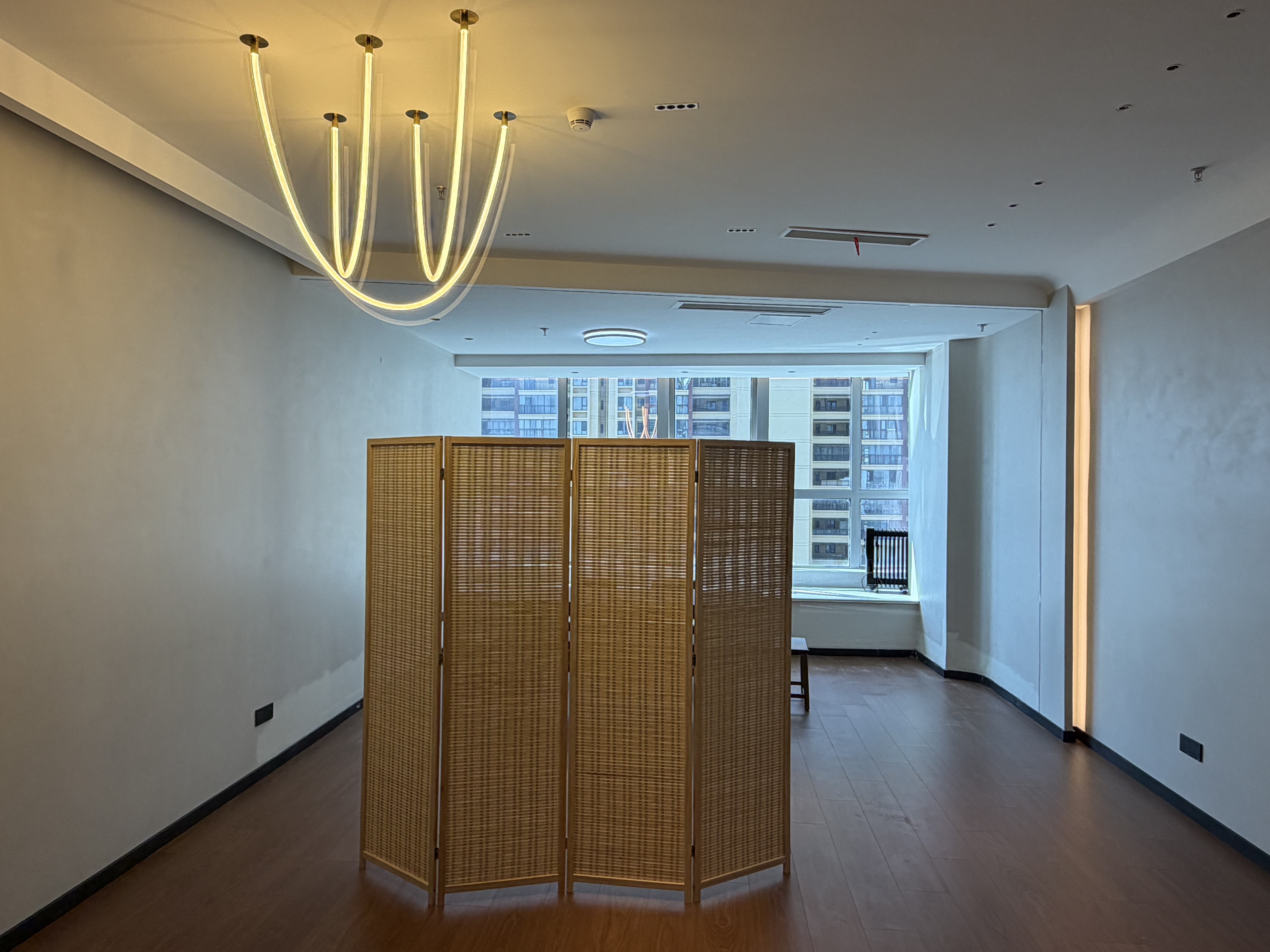 煦悦移动屏风玄关隔断卧室客厅酒店宾馆折叠家用屏风现代简约移动竹帘 高1.8米X宽0.5米一扇 实拍图