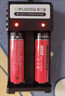 德力普（Delipow）18650锂电池14400mWh尖头2节3.7V-4.2V通用可充电锂电池配双槽智能转灯充电器强光手电筒专用 实拍图