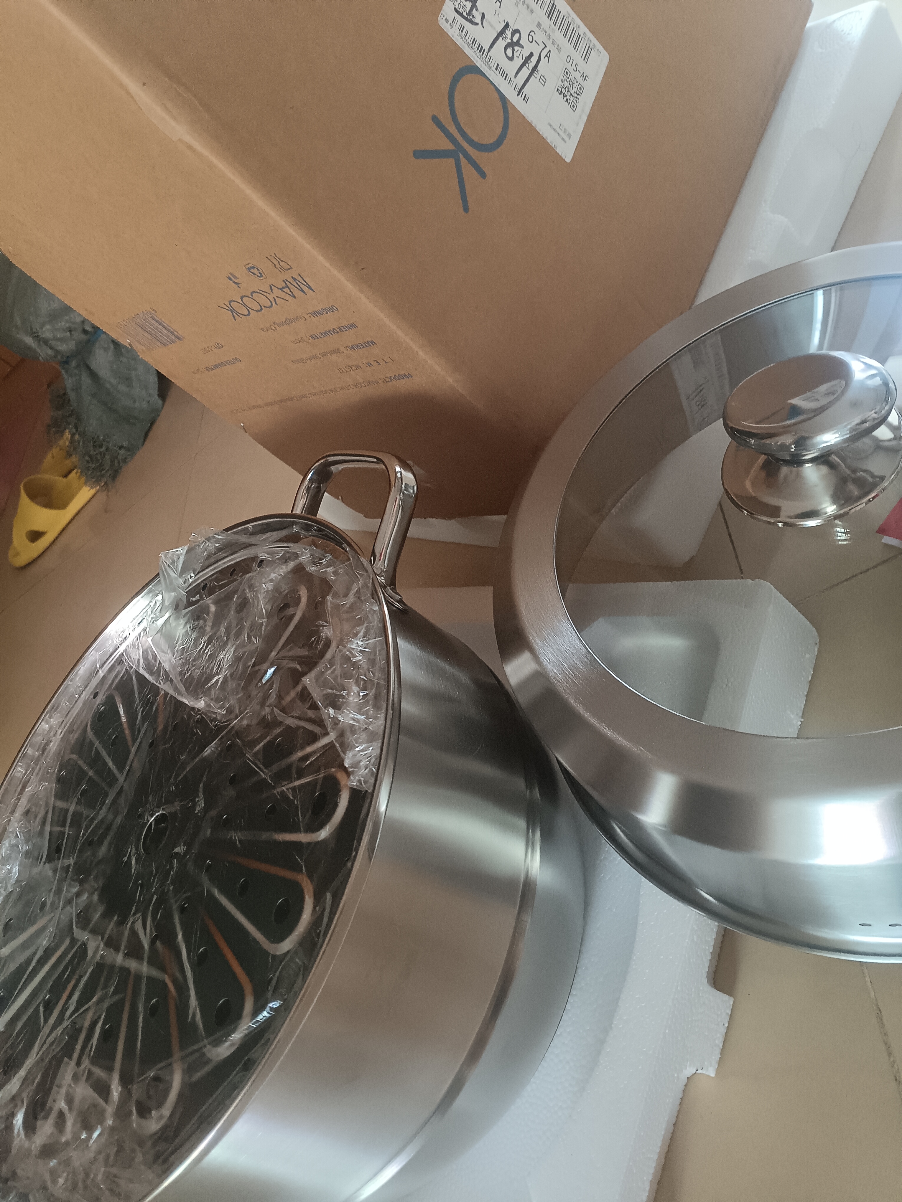 美厨（MAXCOOK）蒸锅 304不锈钢32cm二层蒸锅 加厚复底蒸锅 燃气电磁炉通用 实拍图
