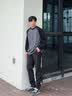 李宁防泼水锥形裤通勤裤男士商务直筒百搭加绒保暖运动长裤子AYKV901 实拍图