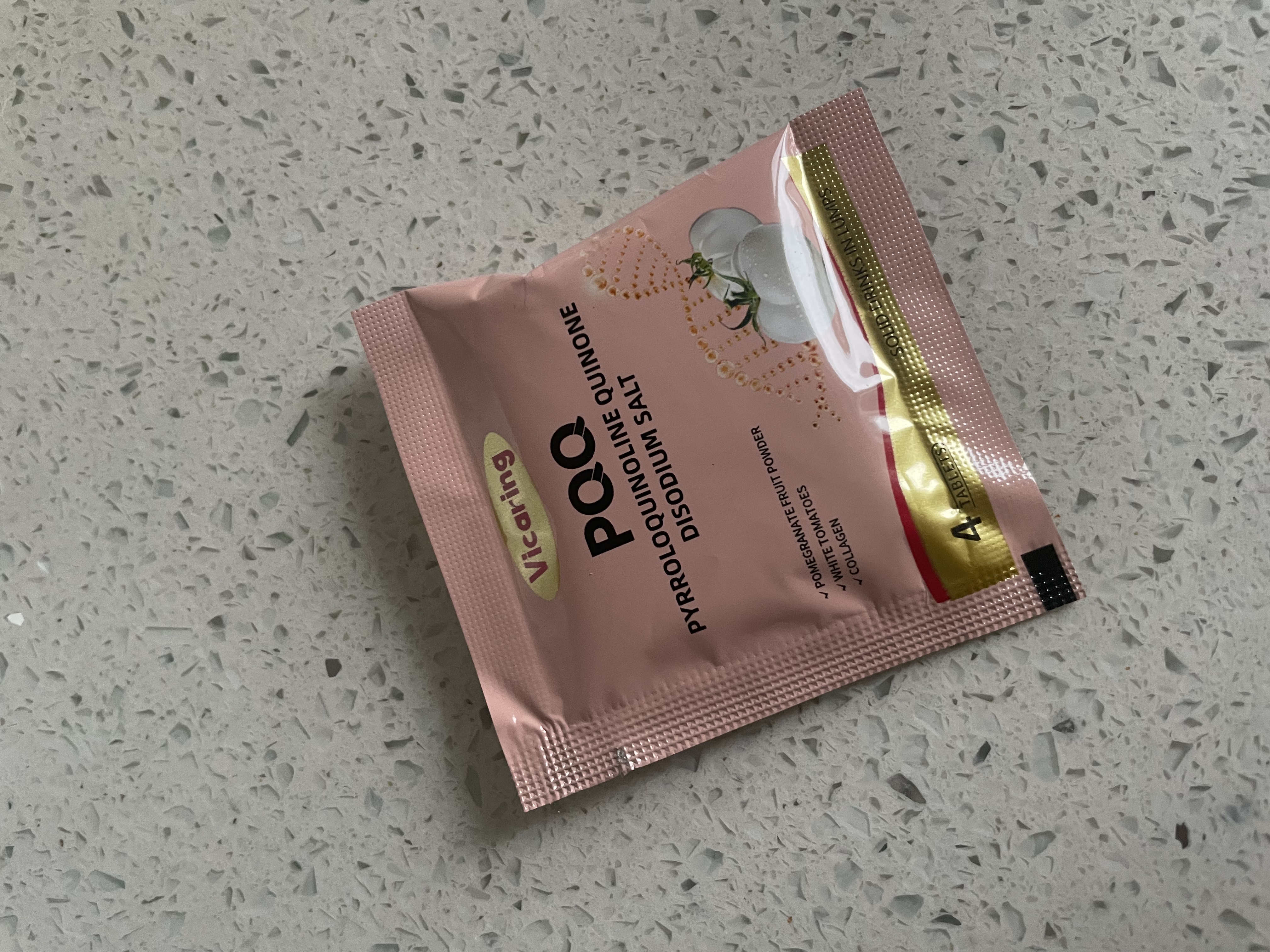 VICARINGPQQ胶原蛋白肽白番茄亚精胺线粒体焕颜美氧化90片1瓶 实拍图