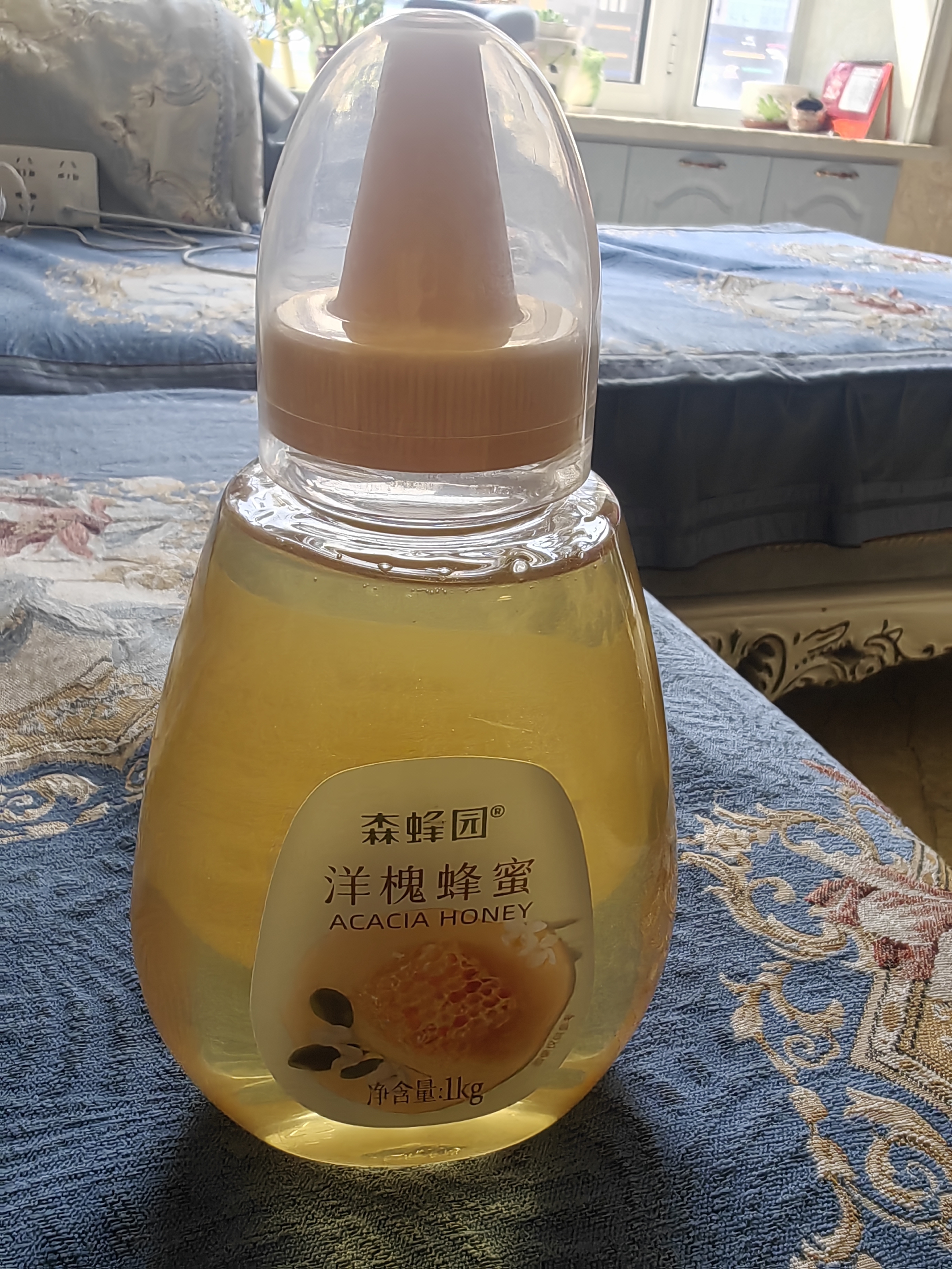 森蜂园槐花蜂蜜1000g/瓶纯正洋槐蜂蜜早餐牛奶麦片伴侣【披荆斩棘同款】 实拍图