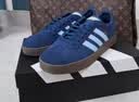 adidas「T头鞋」VL COURT 2.0复古休闲板鞋德训鞋阿迪达斯轻运动 汉玉白/蓝色/金色 (推荐女生买小半码)   38 实拍图