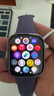Apple/苹果 Watch S11 智能手表GPS款46毫米银色铝金属表壳雾紫色运动型表带S/M MEVW4CH/B 实拍图