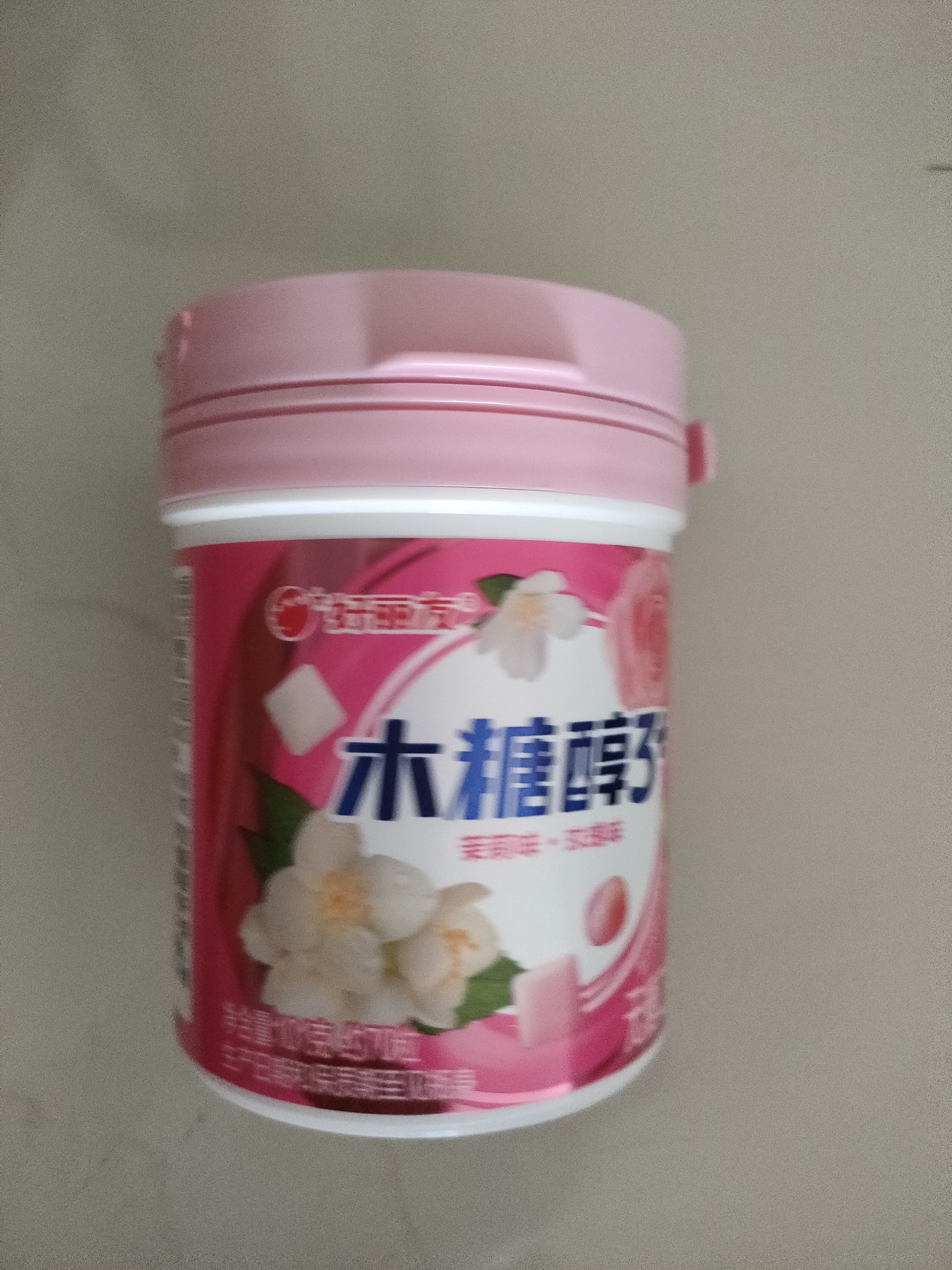 好丽友无糖口香糖 茉莉/玫瑰味 101g/瓶 木糖醇 休闲零食 抽拉提取 清凉 实拍图