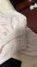 MUJI 女式无侧缝双层纱织长袖睡衣 家居服套装纯棉女装七夕情人节礼物 浅粉红色 L （上装165/88A 下装165/70A） 实拍图