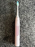 飞利浦（PHILIPS）【七夕情人节礼物】声波电动牙刷 送女友 钻石3系 5倍洁齿5种模式 洁净刷头*2   HX5171/04粉 实拍图