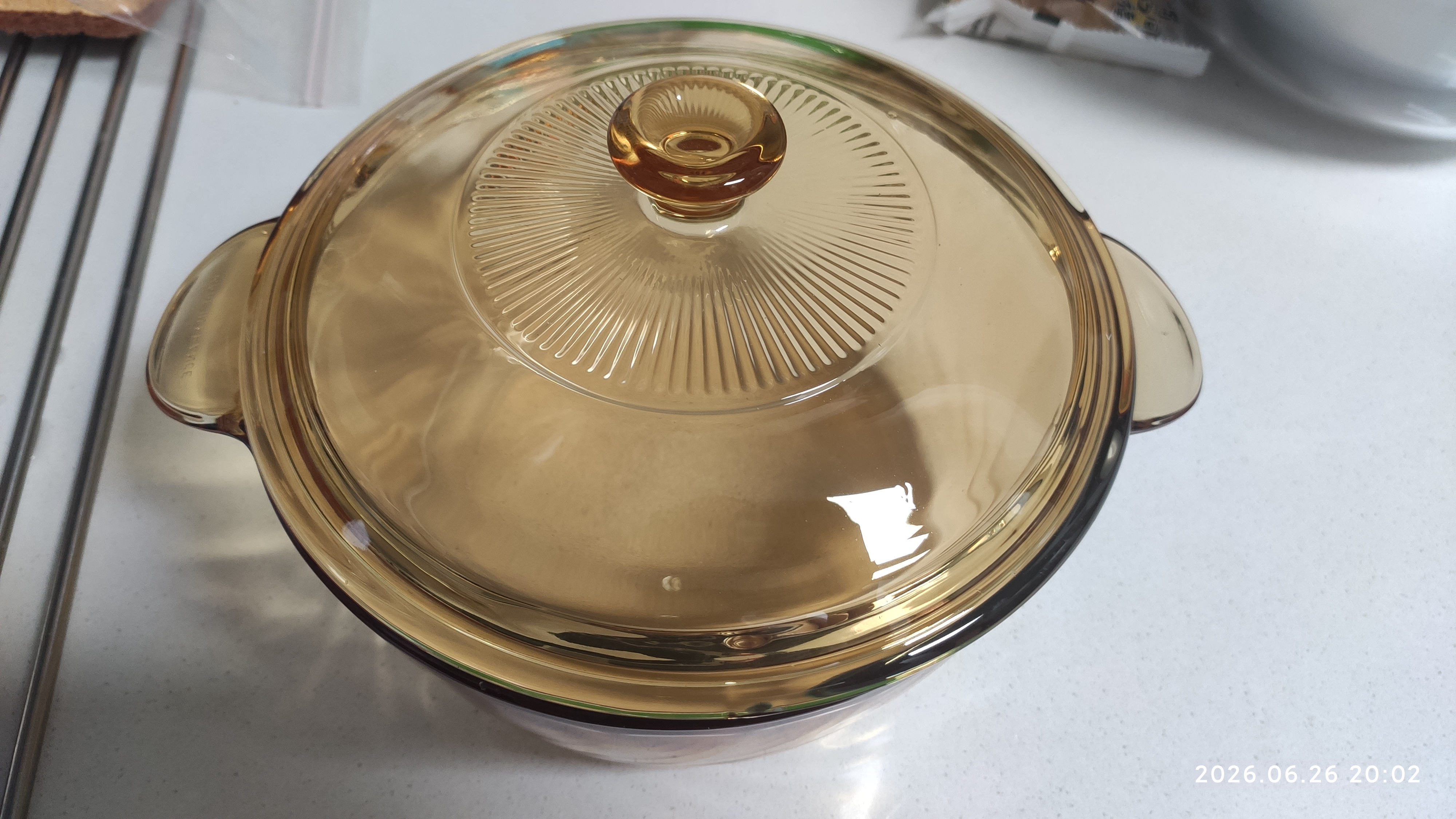 【9成新】康宁（VISIONS）1.5L晶炫透明汤锅炖锅煮锅耐高温明火可用可熬中药VS-15 实拍图