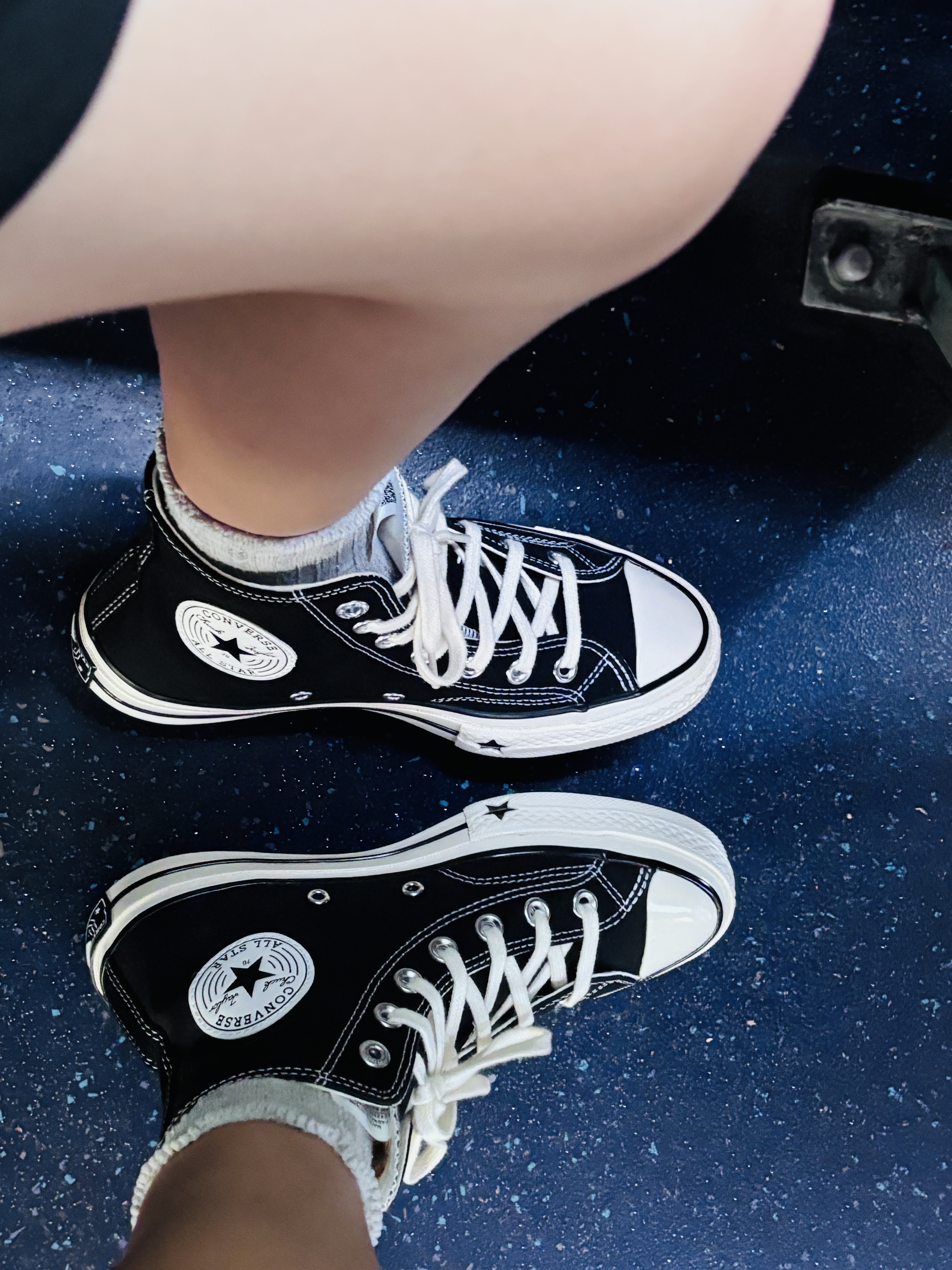 匡威（Converse）【Karina同款】1970 CHUCK 70 X新品运动帆布鞋黑色A24225C 黑色 37 实拍图