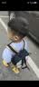SHUKIKU儿童书包幼儿园背包防丢失轻便防泼水户外旅游双肩包浅卡其 S+码 实拍图