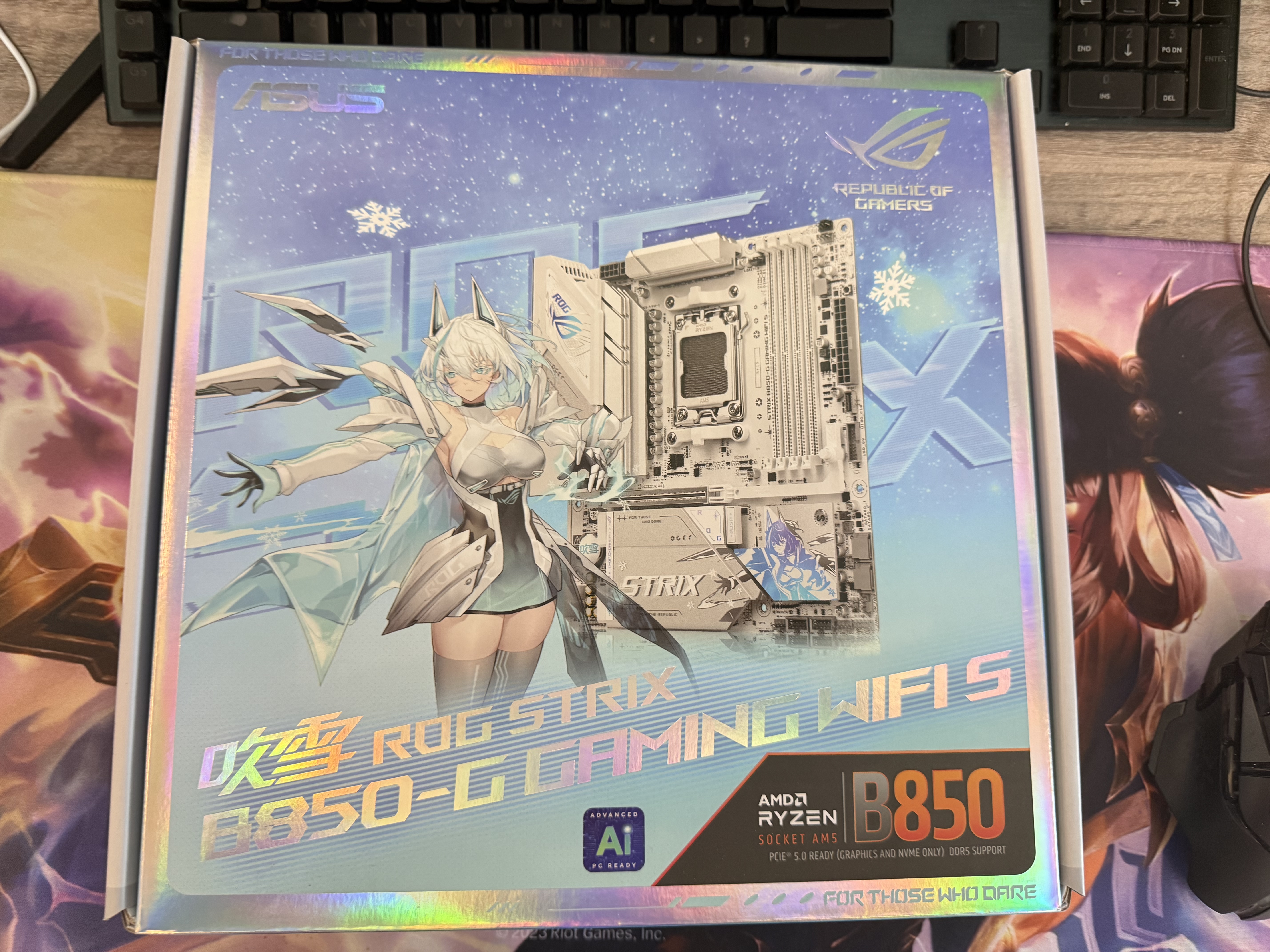 ROG STRIX B850-G GAMING WIFI S 小吹雪主板 CPU 9700X/9800X3D/9600X(AMD B850/socket AM5)  实拍图