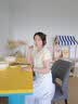 虞萌馨迪意式轻奢2026新款餐椅餐厅现代简约软靠背休闲感椅子家用餐桌椅子 【热卖冲量】浅灰色皮革+黑腿 加厚框架-现货速发 实拍图
