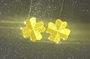 周六福足金999四叶草黄金耳钉女耳饰七夕礼物计价AA096009一对约0.73g 实拍图