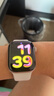 Apple/苹果 Watch S11 智能手表GPS款42毫米玫瑰金色铝金属表壳淡桃粉色运动型表带S/M MEUN4CH/B 实拍图