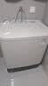 美的（Midea）双桶洗衣机半自动8公斤 品质双电机双缸洗脱分离大件轻松洗 以旧换新家电焕新补贴 双缸 实拍图