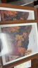 爱墨绘12寸相框摆台挂墙简约木质相框画框儿童画装裱摆挂两用胡桃色 实拍图