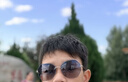 威古氏（VEGOOS）太阳镜女街拍金属潮流防紫外线偏光驾驶开车墨镜女 SY8063 实拍图