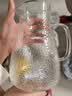 青苹果高硼硅玻璃冷水壶套装 锤纹耐热玻璃凉水壶*1+锤纹玻璃水杯*6 实拍图