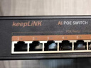 keepLINKKP-9000-19GP-S全千兆16口POE交换机+3千兆级联监控摄像头网络交换器240W/台 实拍图
