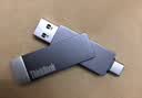 ThinkPad联想Thinkbook 512GB Type-C USB3.1 U盘 读速150MB/s 手机电脑 双接口 u盘办公商务优盘BU100 实拍图