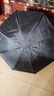 【全网爆款】手动UV折叠雨伞男女晴雨伞两用防晒遮阳黑胶伞 【手动款】黑色UV 实拍图