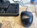 罗技（Logitech）MK120 键鼠套装 有线键鼠套装 办公键鼠套装 电脑键盘 USB即插即用 全尺寸 黑色 实拍图
